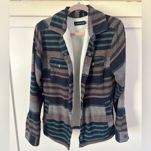 United By Blue Plaid Fleece-Lined Shacket